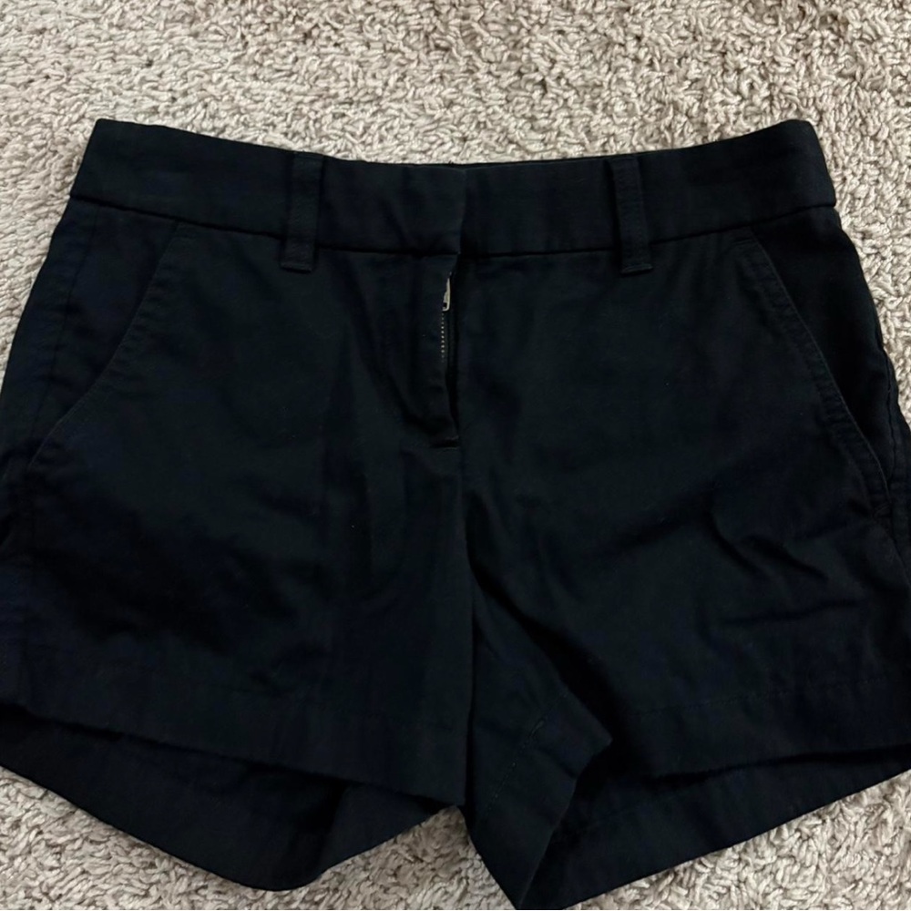 J. Crew High Waist Black Shorts